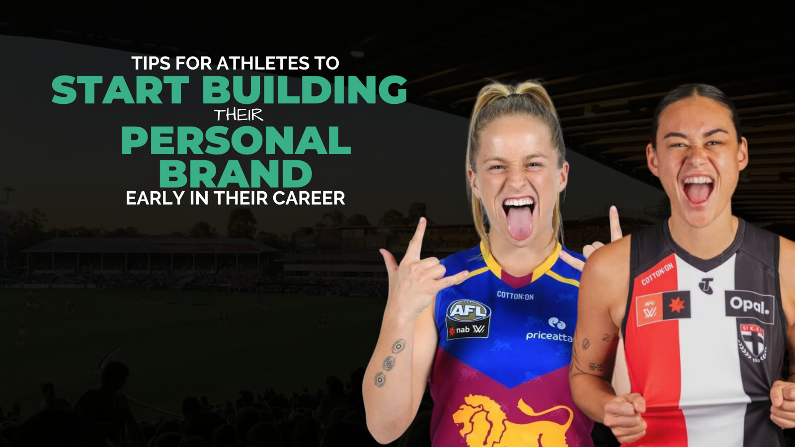 Tips for athletes to start building their personal brand early in their career