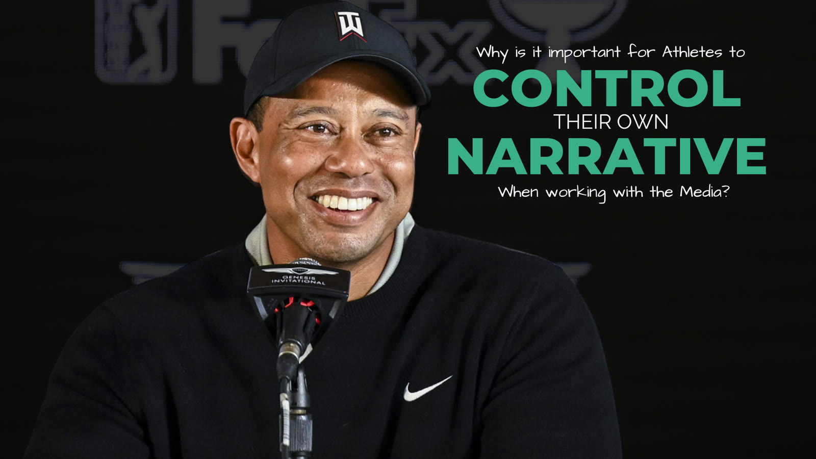 Why is it important for Athletes to control their own narrative when working with the media?