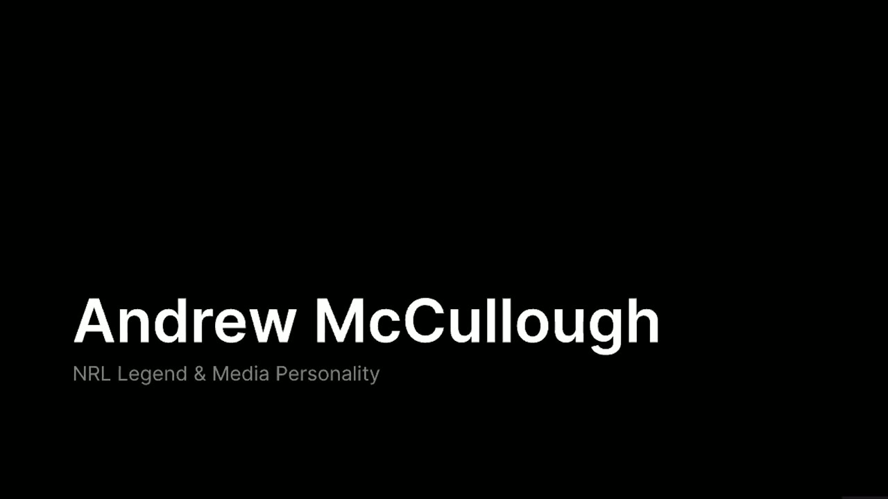 Andrew McCullough — showreel